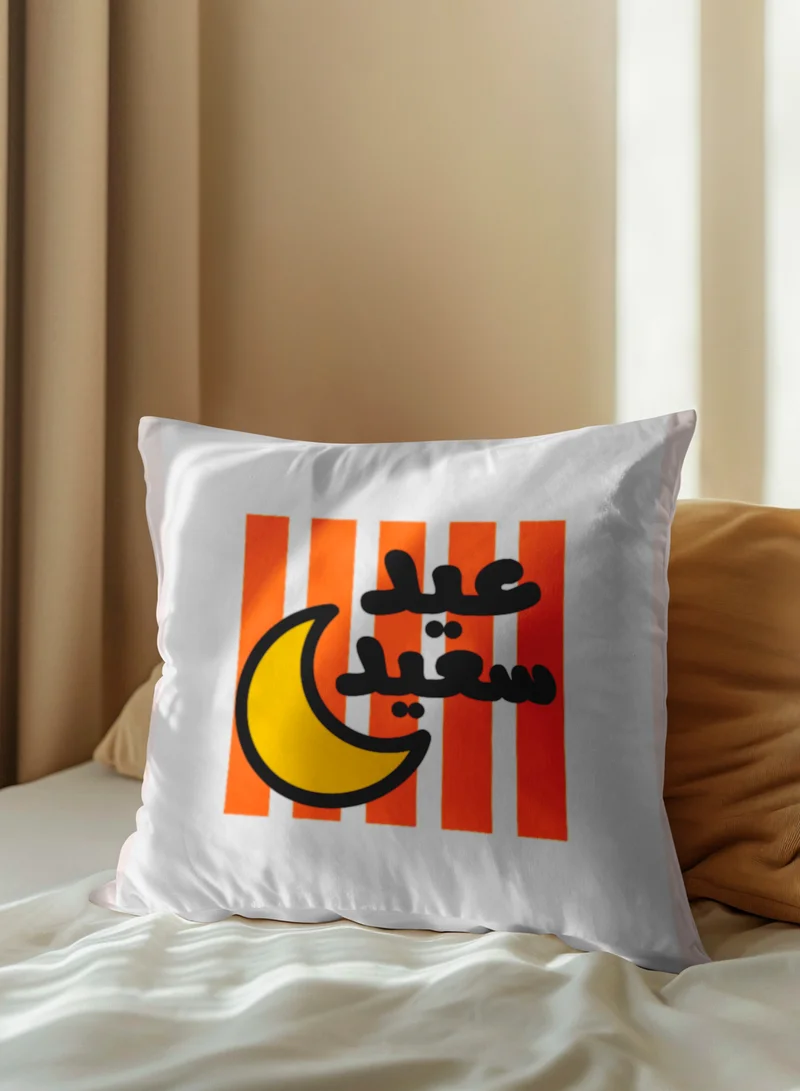 لوحة غطاء وسادة من البوليستر بتصميم عيد سعيد